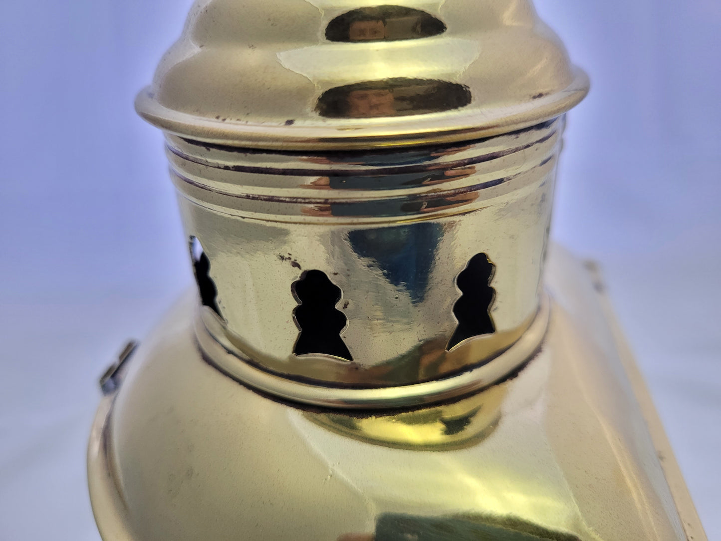 Boat Lantern with Red and Blue Lenses