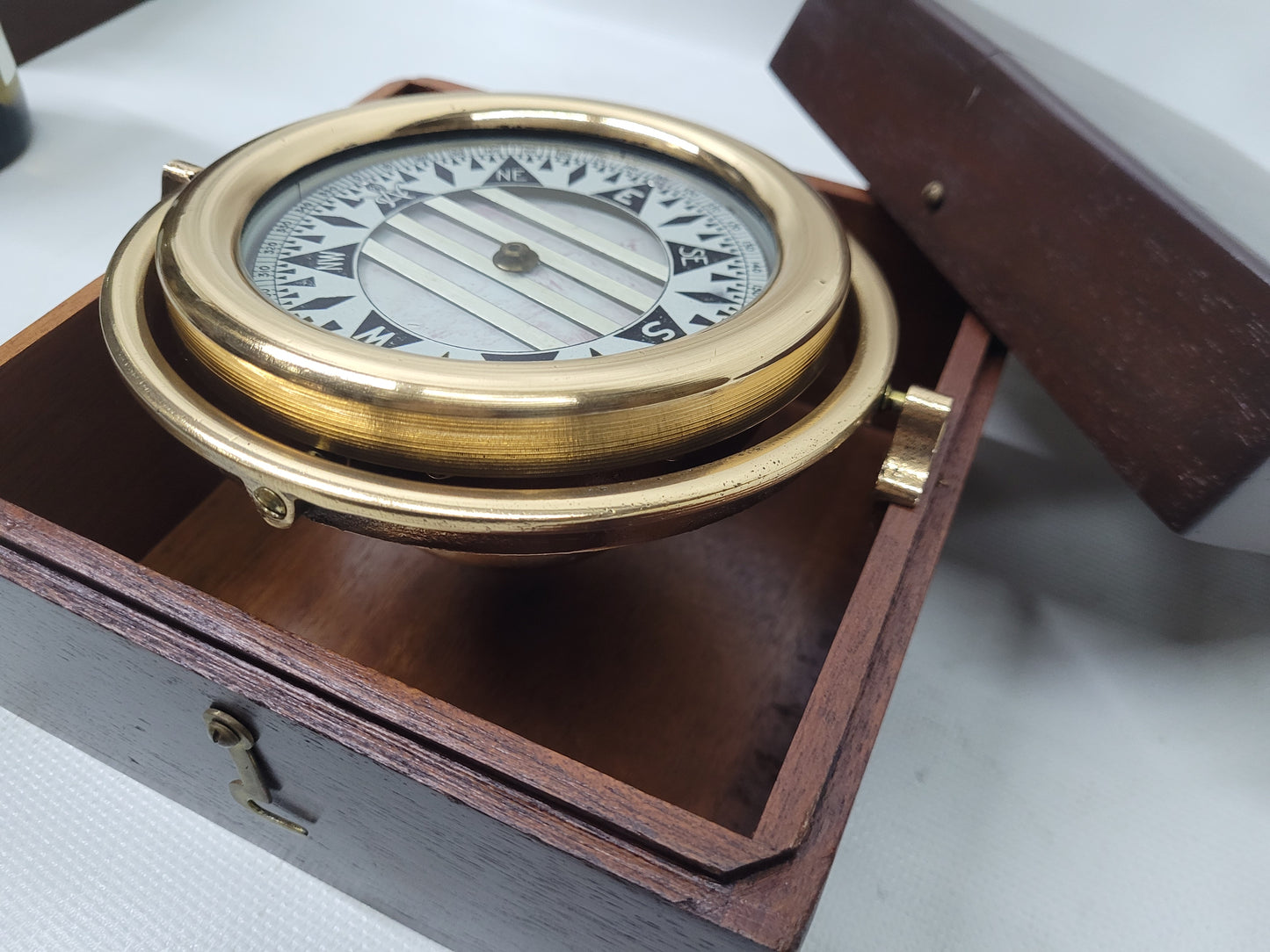 Brass Boat Compass by American Maker