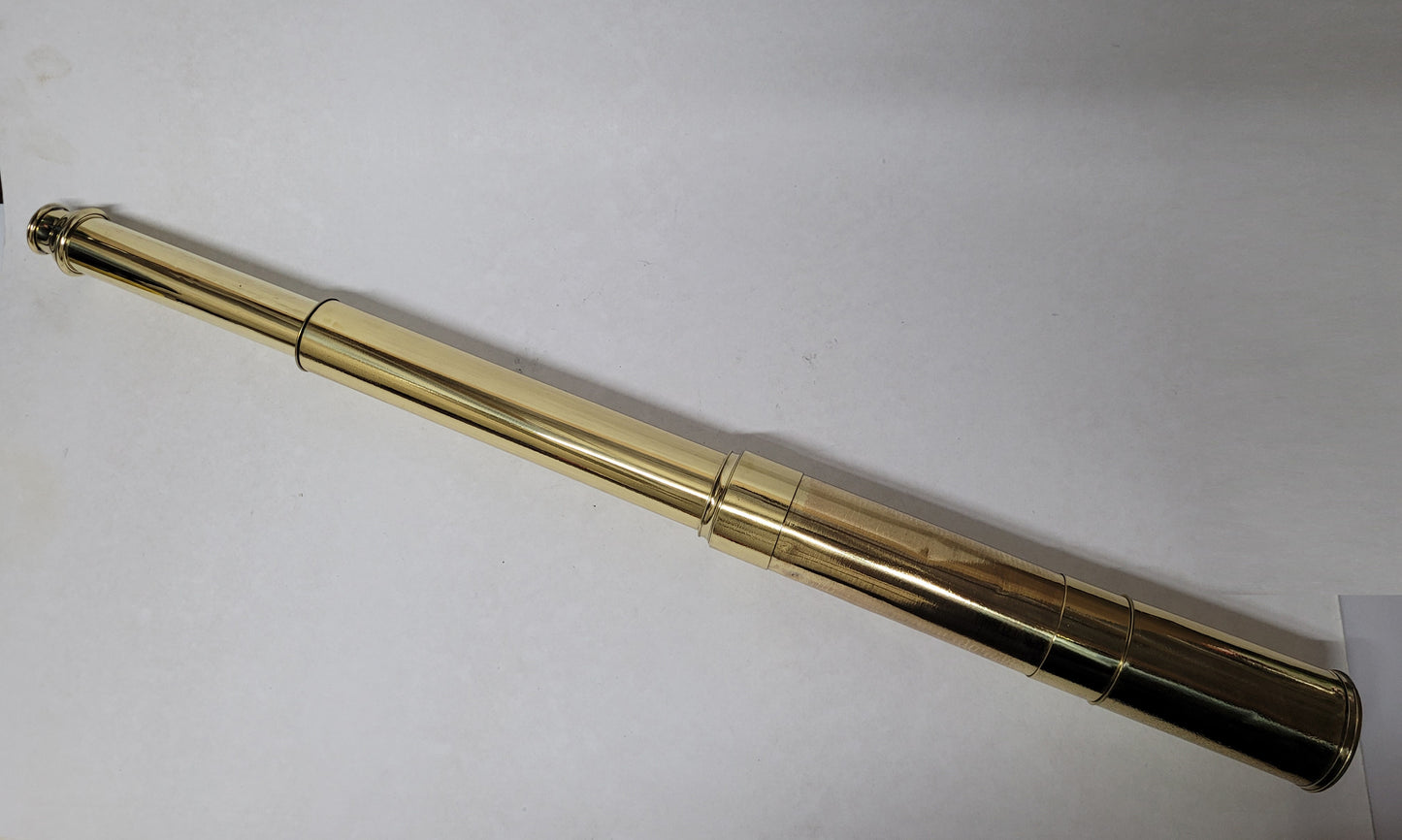 Solid Brass Ship Captains Telescope