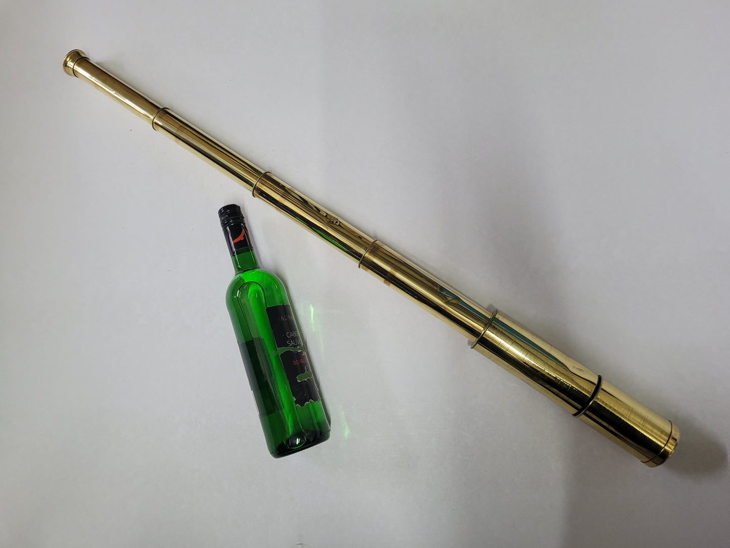 Solid Brass Ship Rifle Telescope