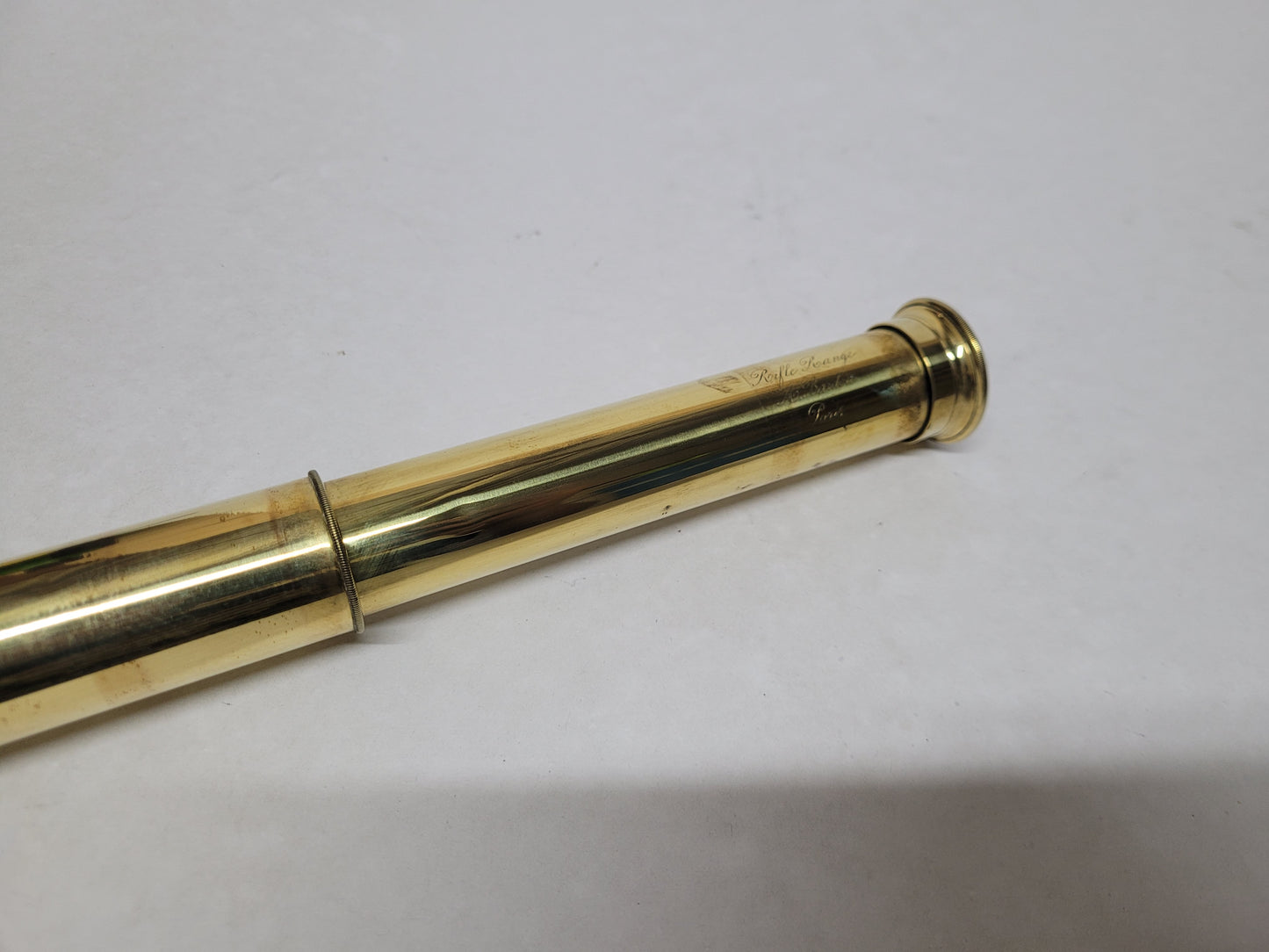 Solid Brass Ship Rifle Telescope