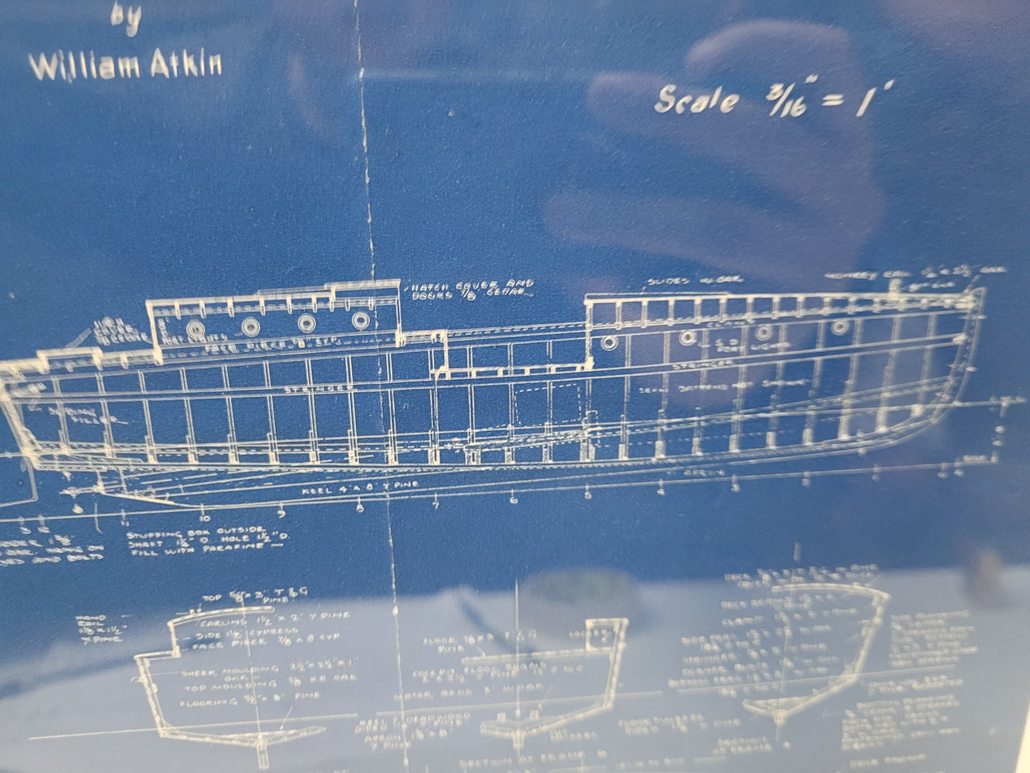 Boat Blueprint of the "Melody" from Motor Boating Publications