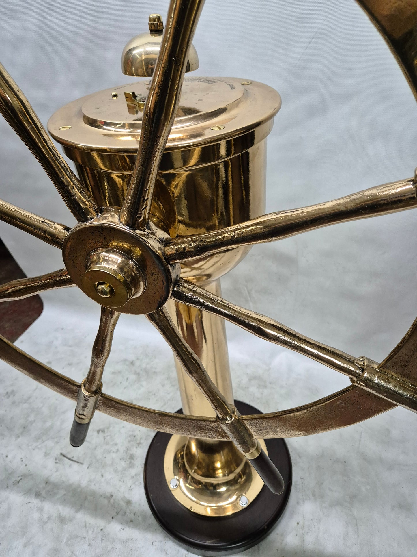 Ship Wheel on Stand by American Engineering Company