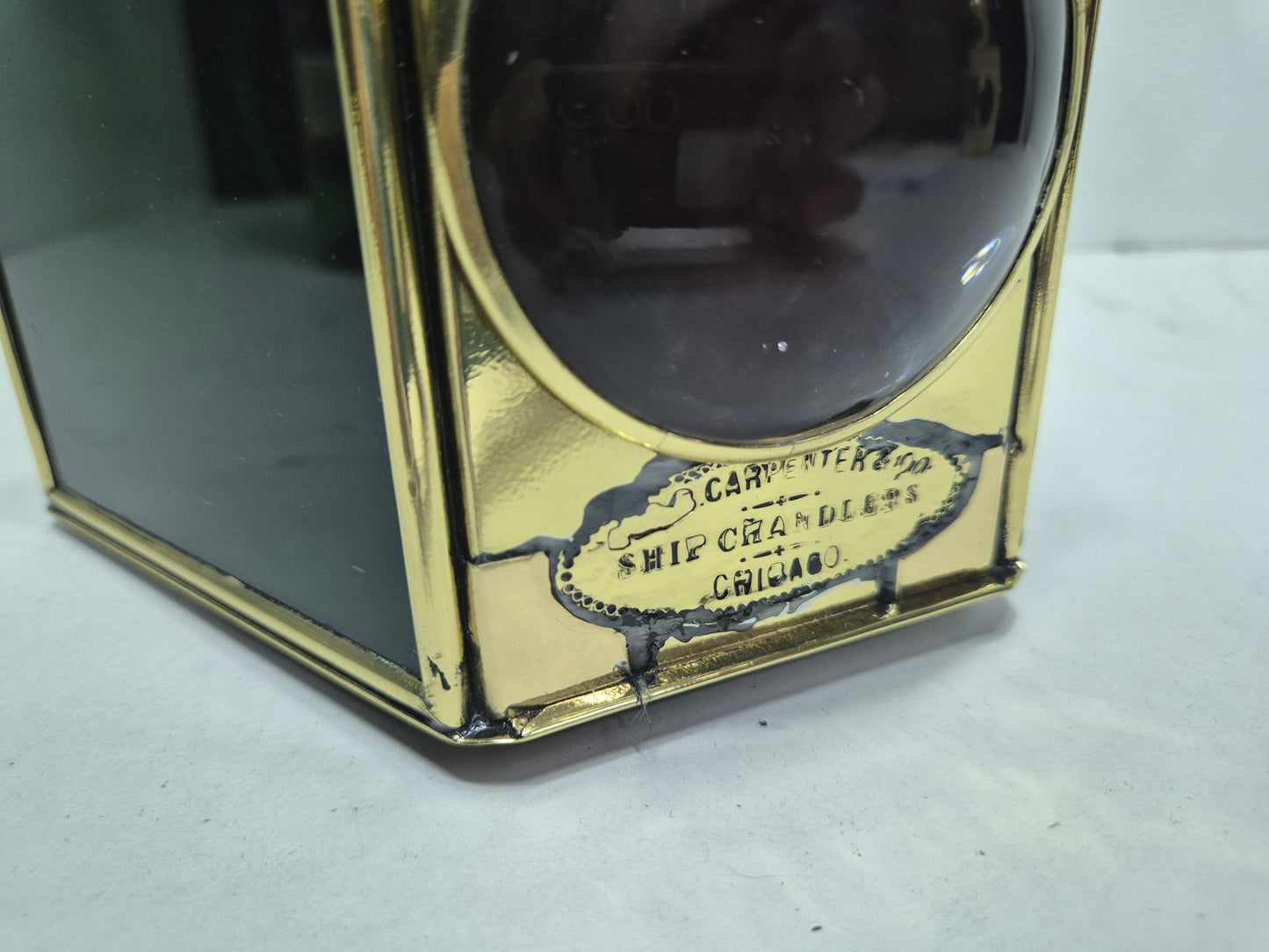 Brass Boat Lantern by George Carpenter & Co. Ship Chandler