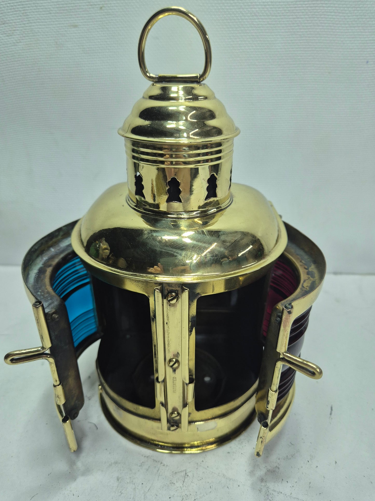 Solid Brass Boat Lantern by Perkins Marine Corporation