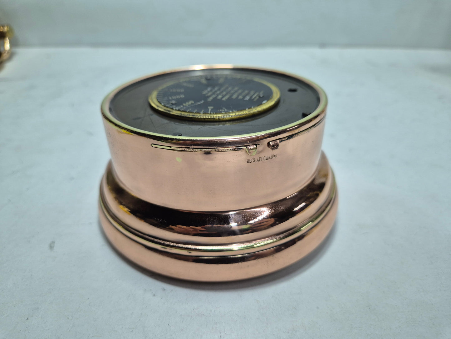Stormguide Barometer in Brass Case by Tyco
