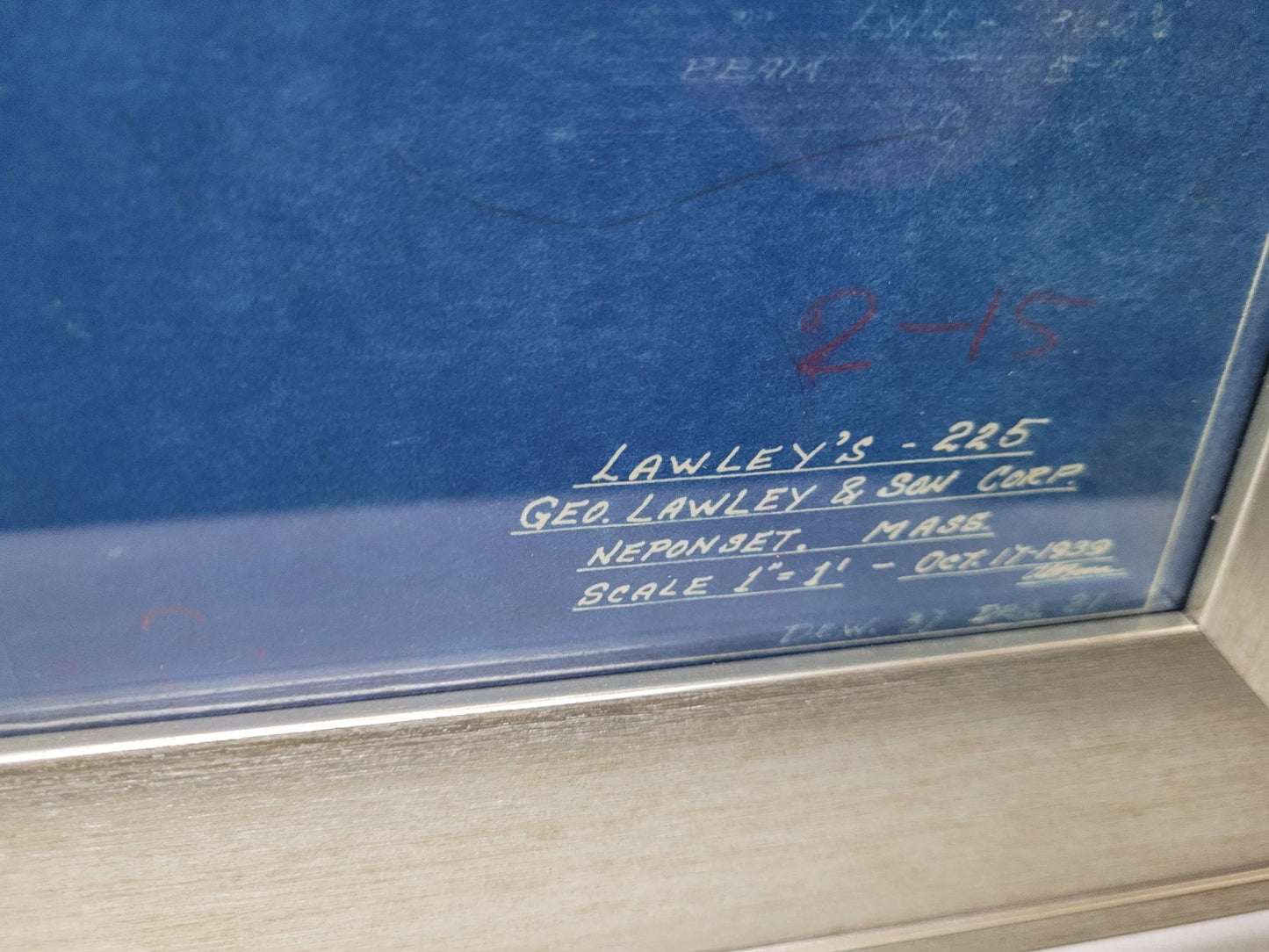 Lawley 225 Racing Yacht Lines Drawing Blueprint