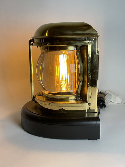 Polished Boat Lantern with Beautiful Lens