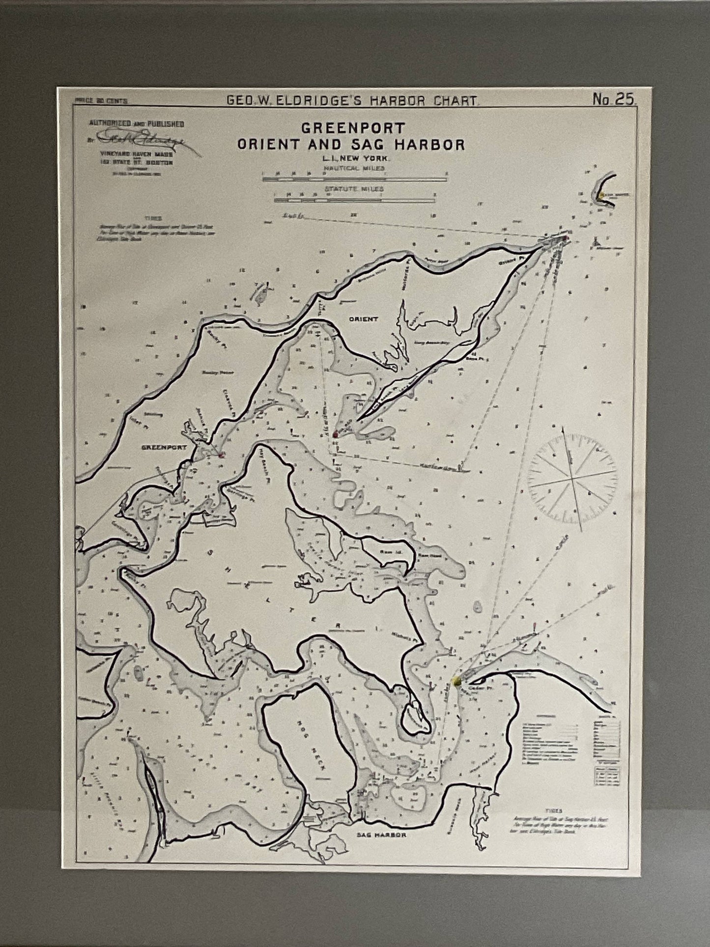 Sag Harbor Nautical Chart