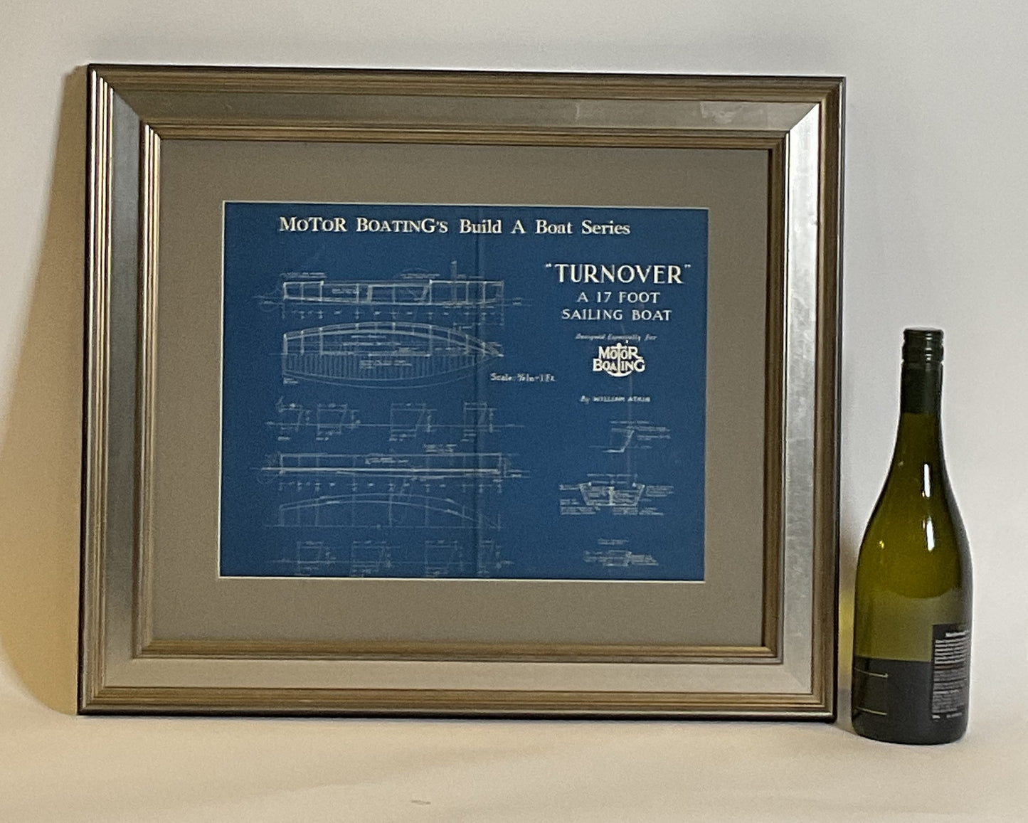 Sailboat Blueprint of the Sloop Turnover