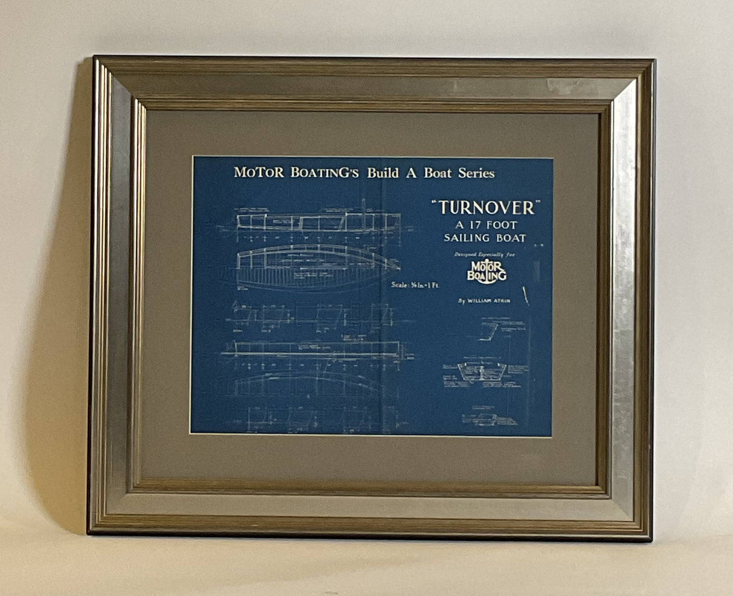 Sailboat Blueprint of the Sloop Turnover