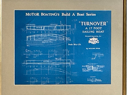 Sailboat Blueprint of the Sloop Turnover