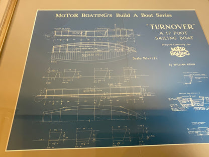 Sailboat Blueprint of the Sloop Turnover