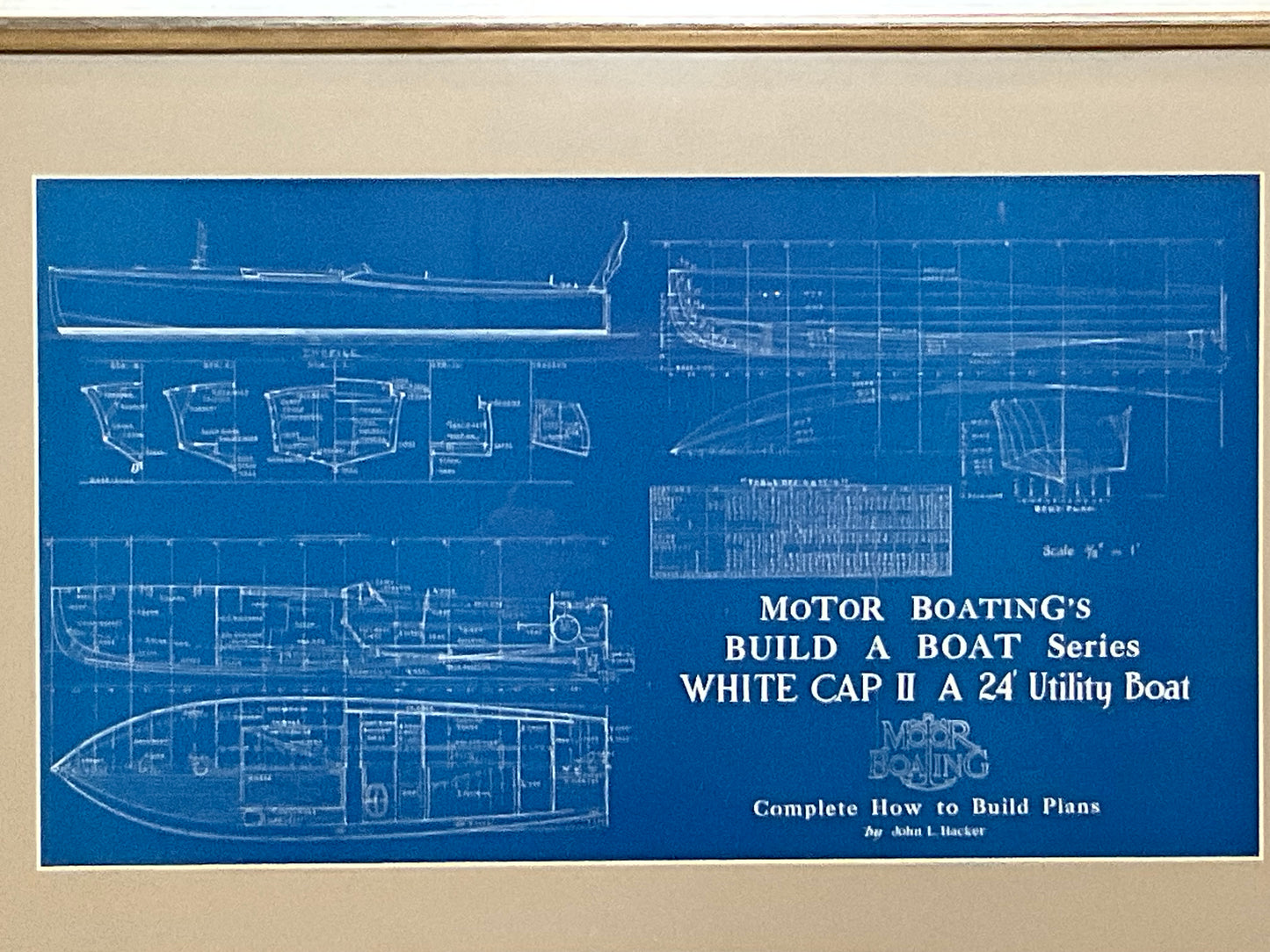 Boat Blueprint of White Cap II