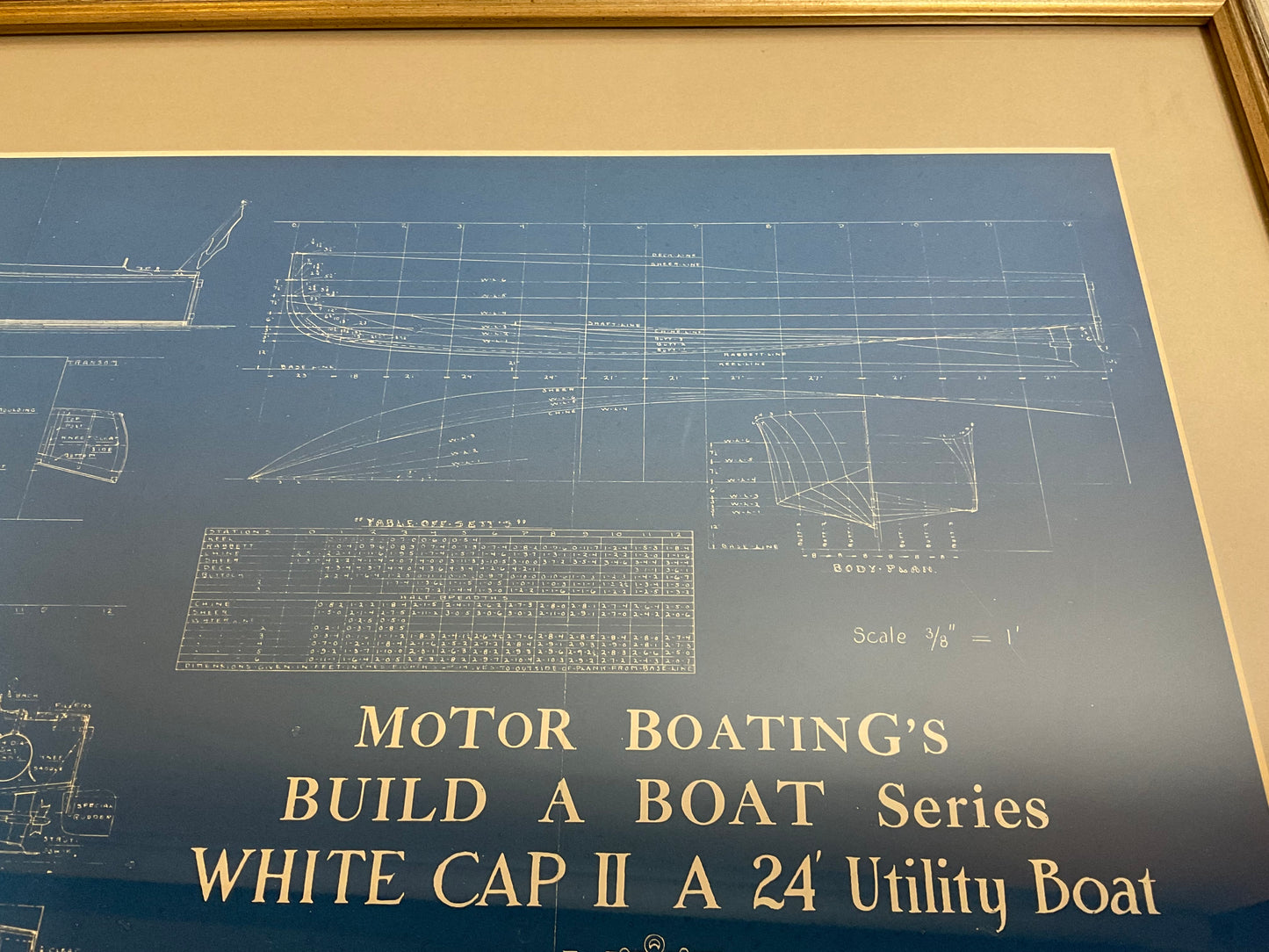 Boat Blueprint of White Cap II