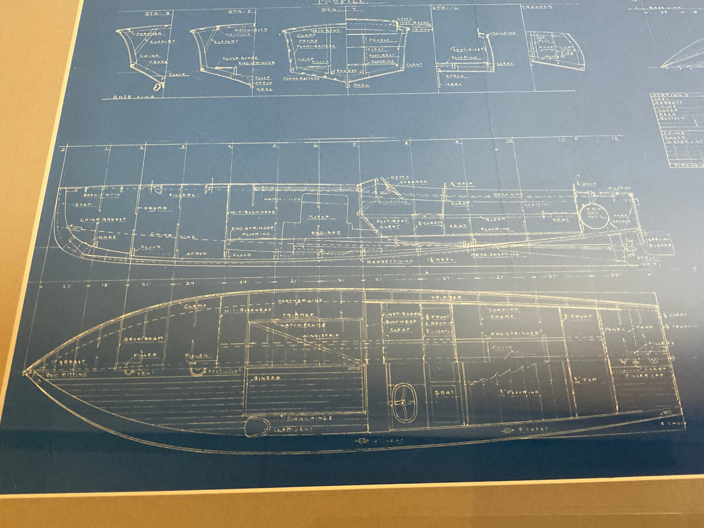 Boat Blueprint of White Cap II