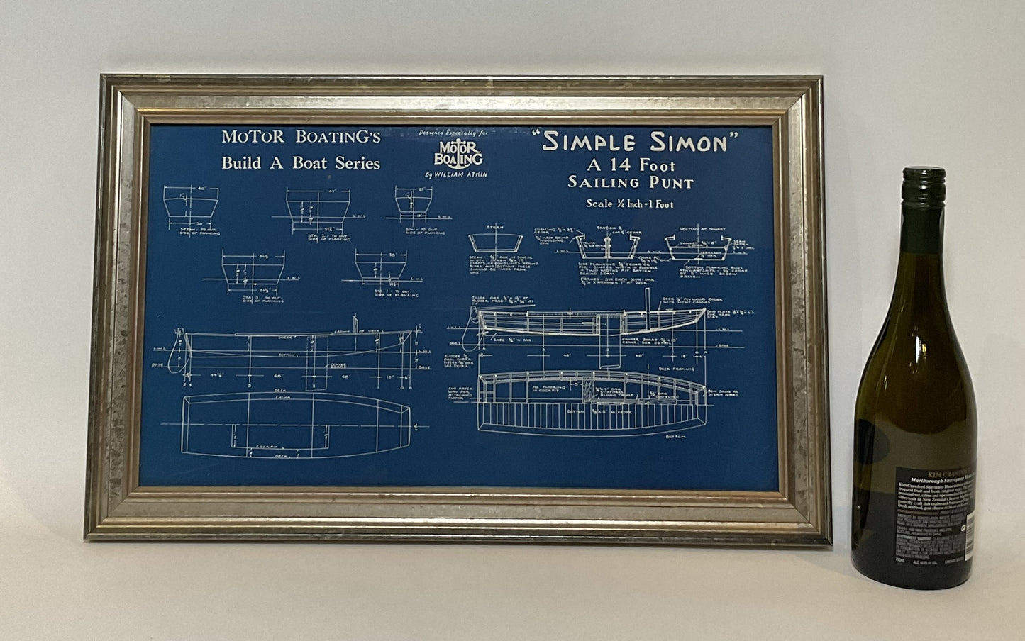 Sailboat Blueprint for Simple Simon