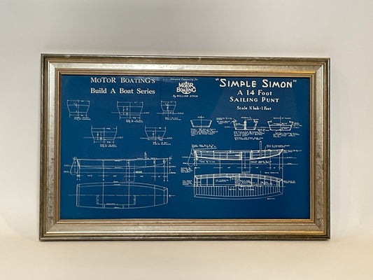Sailboat Blueprint for Simple Simon