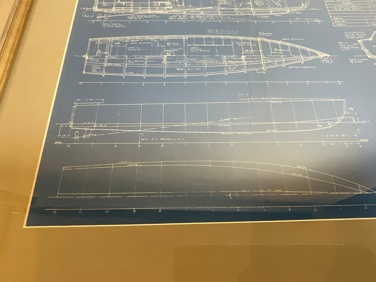 Boat Blueprint of the Runabout Vamoose