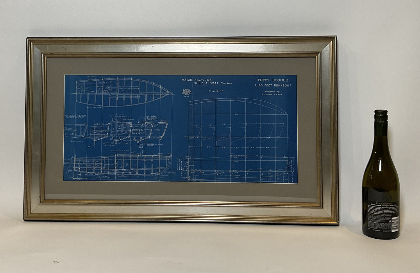 Boat Blueprint of the Runabout "Puffy Doodle"