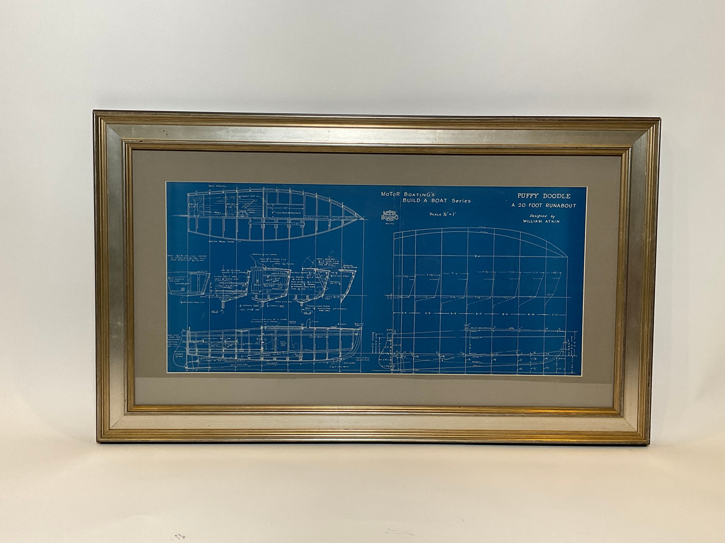 Boat Blueprint of the Runabout "Puffy Doodle"