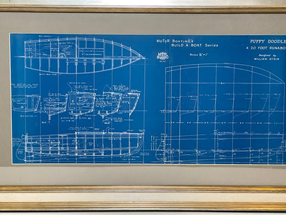 Boat Blueprint of the Runabout "Puffy Doodle"