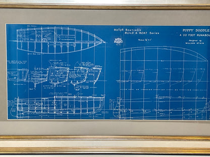 Boat Blueprint of the Runabout "Puffy Doodle"