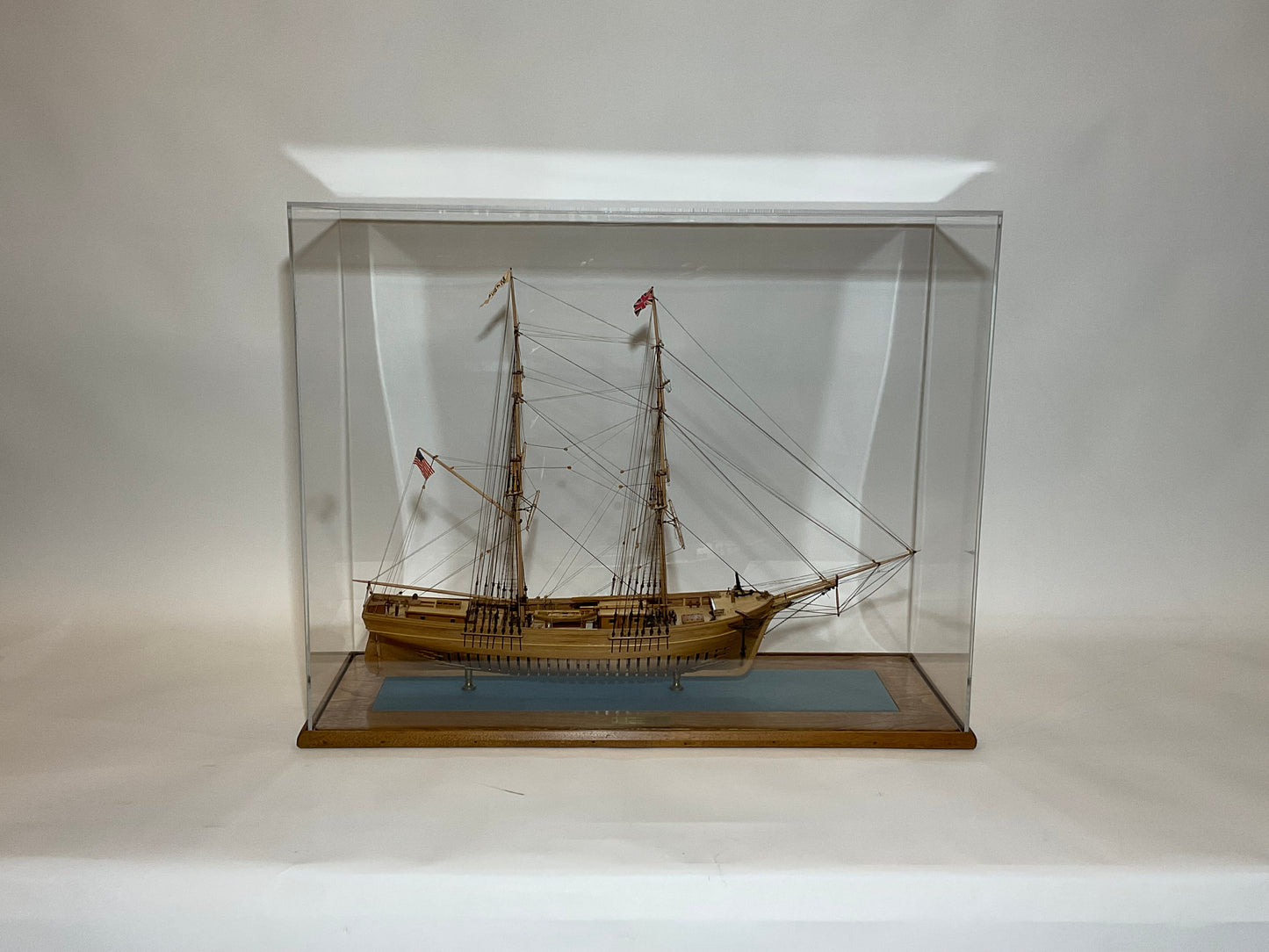 Ship model of Brig Pilgrim by Hitchcock