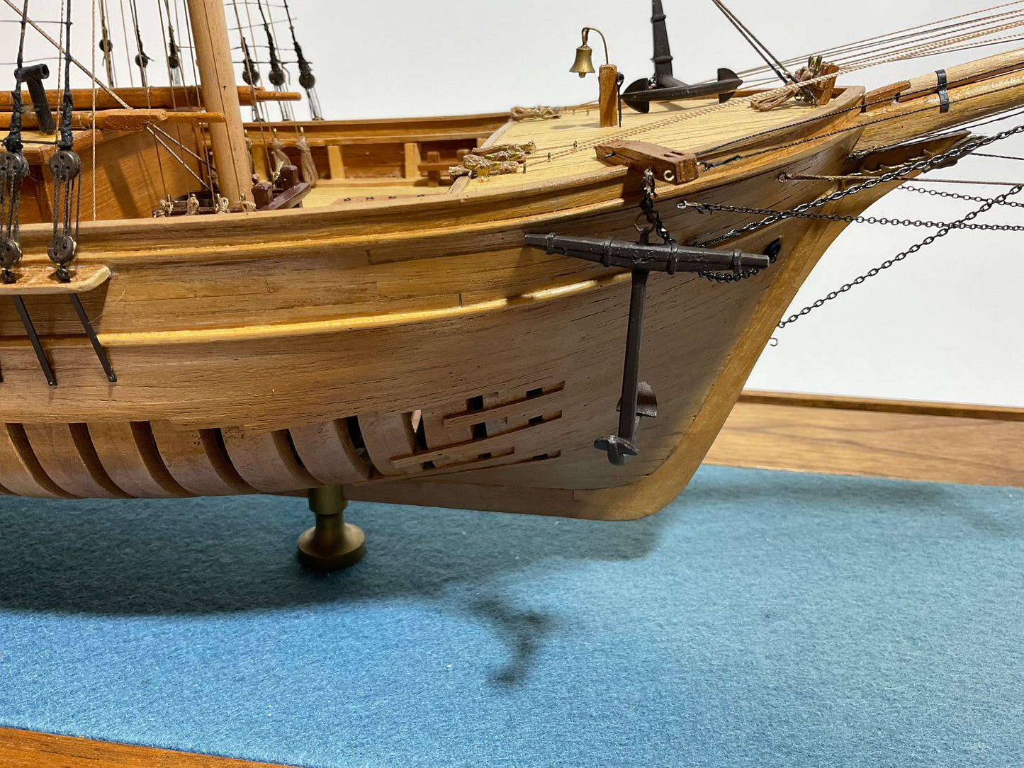 Ship model of Brig Pilgrim by Hitchcock