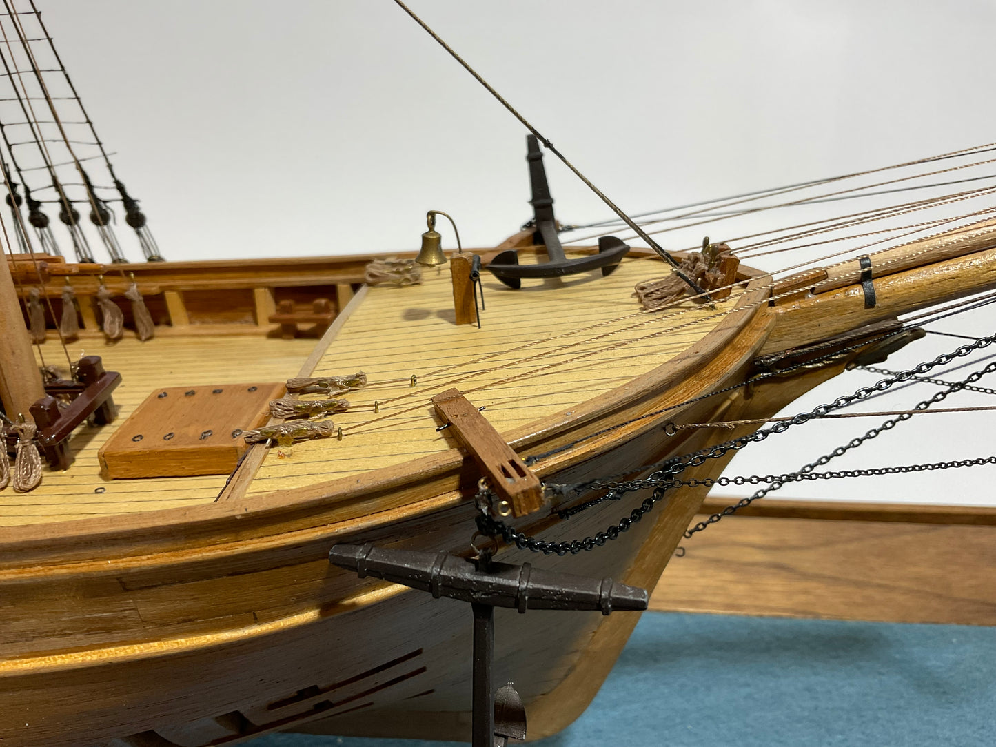 Ship model of Brig Pilgrim by Hitchcock