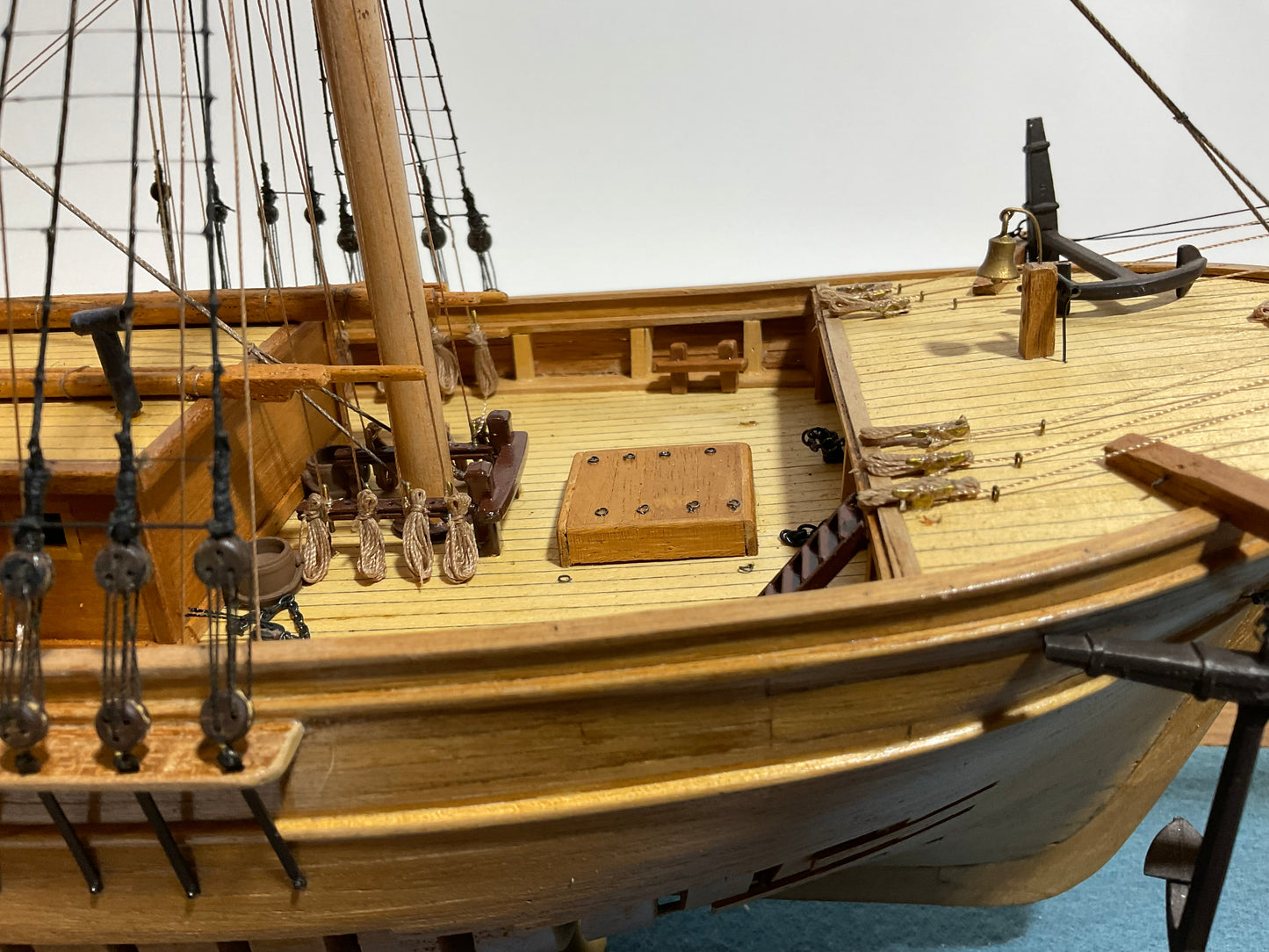 Ship model of Brig Pilgrim by Hitchcock