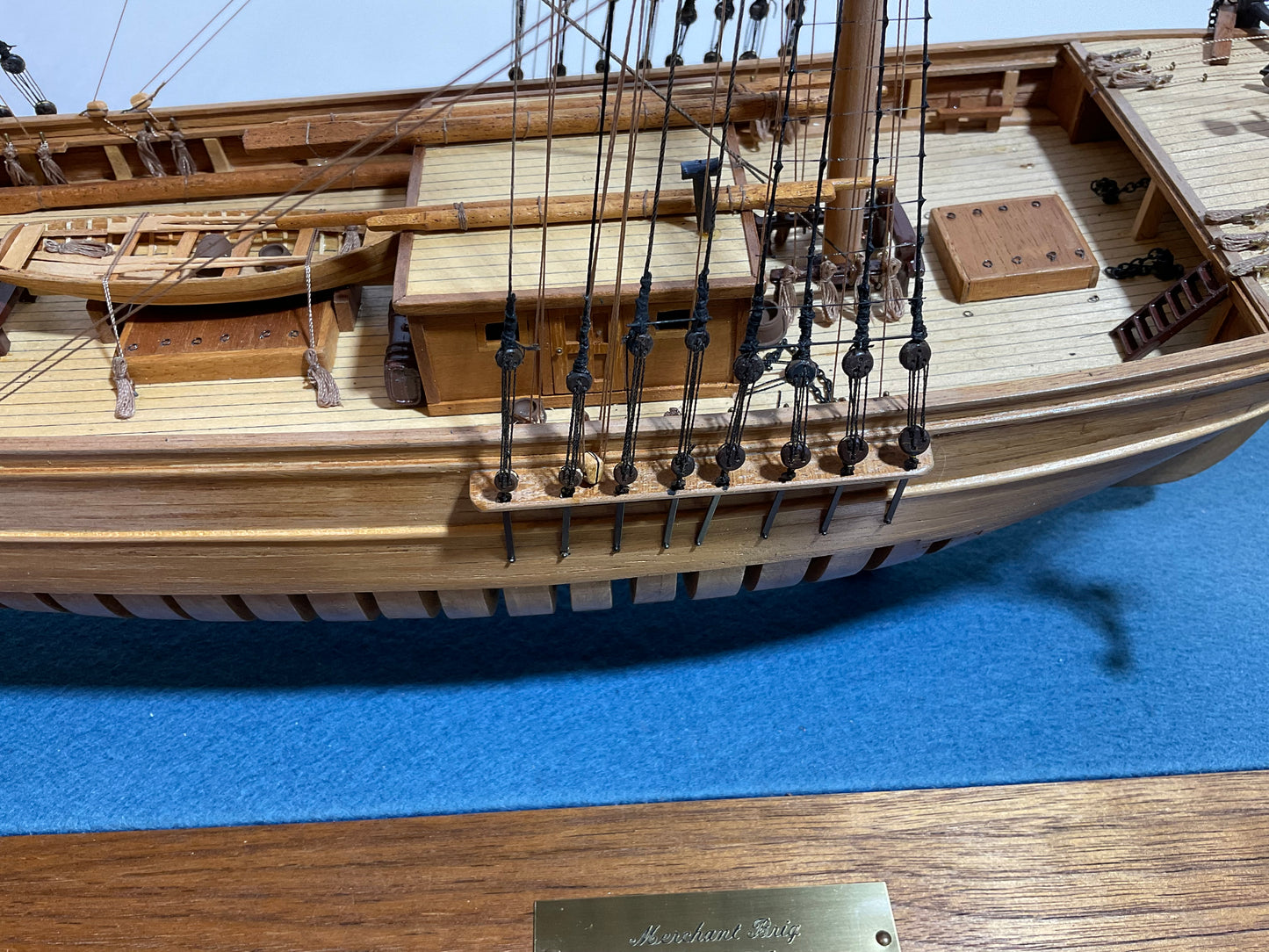 Ship model of Brig Pilgrim by Hitchcock