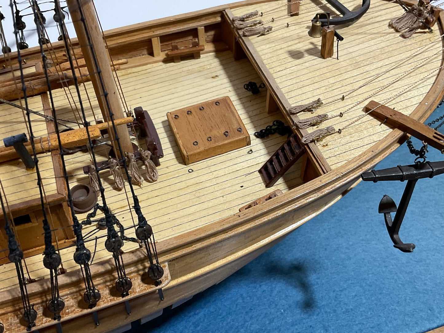 Ship model of Brig Pilgrim by Hitchcock