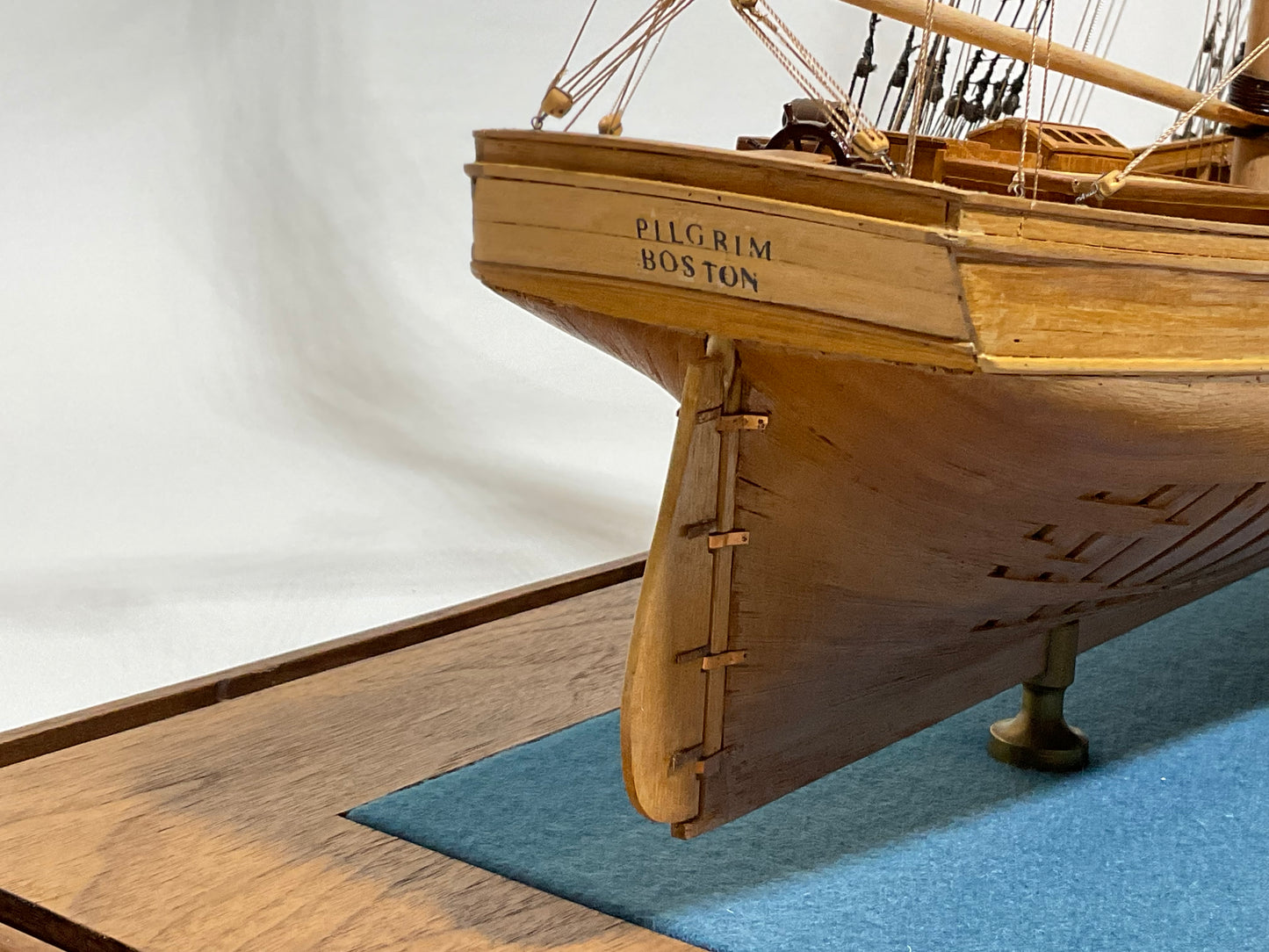 Ship model of Brig Pilgrim by Hitchcock