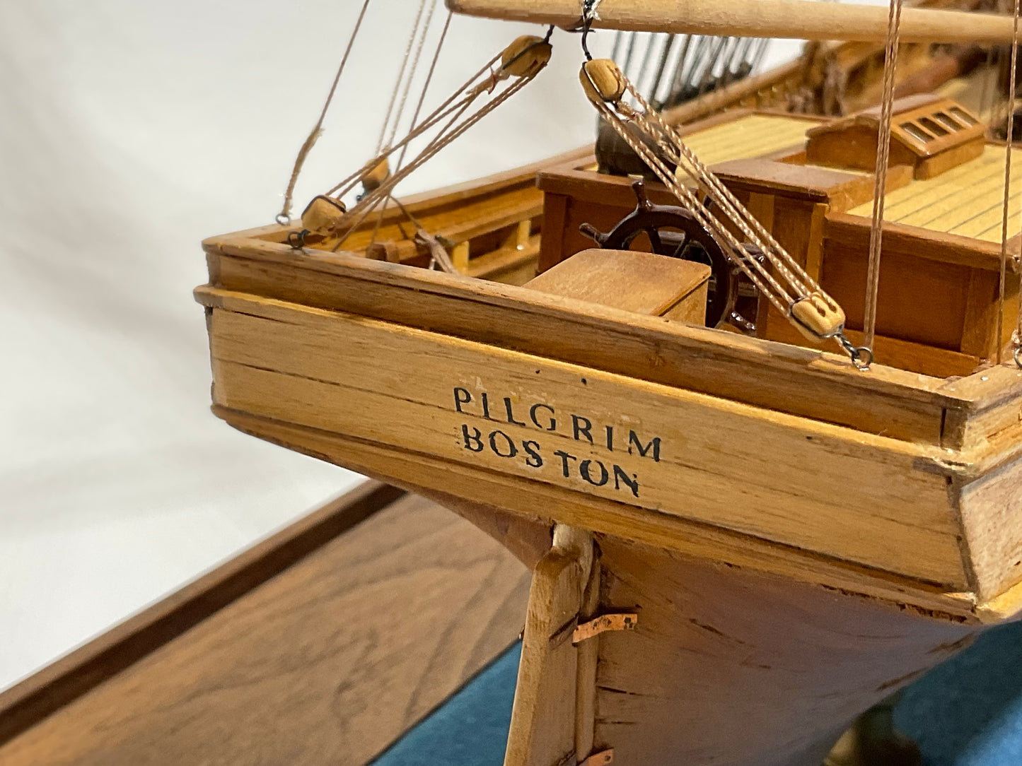 Ship model of Brig Pilgrim by Hitchcock