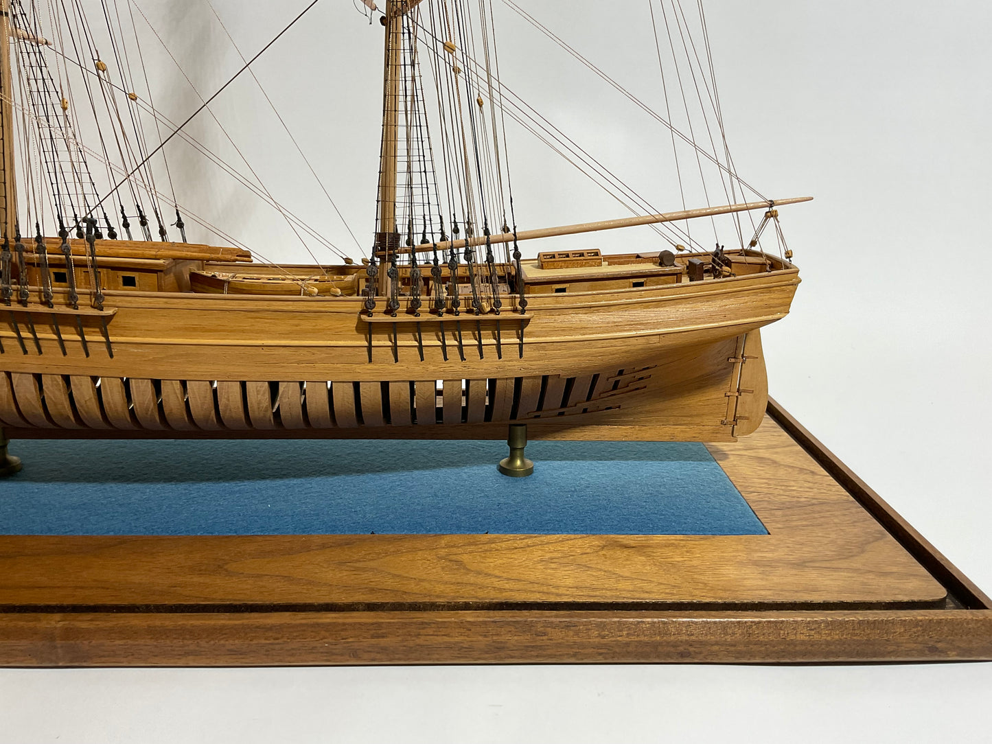 Ship model of Brig Pilgrim by Hitchcock