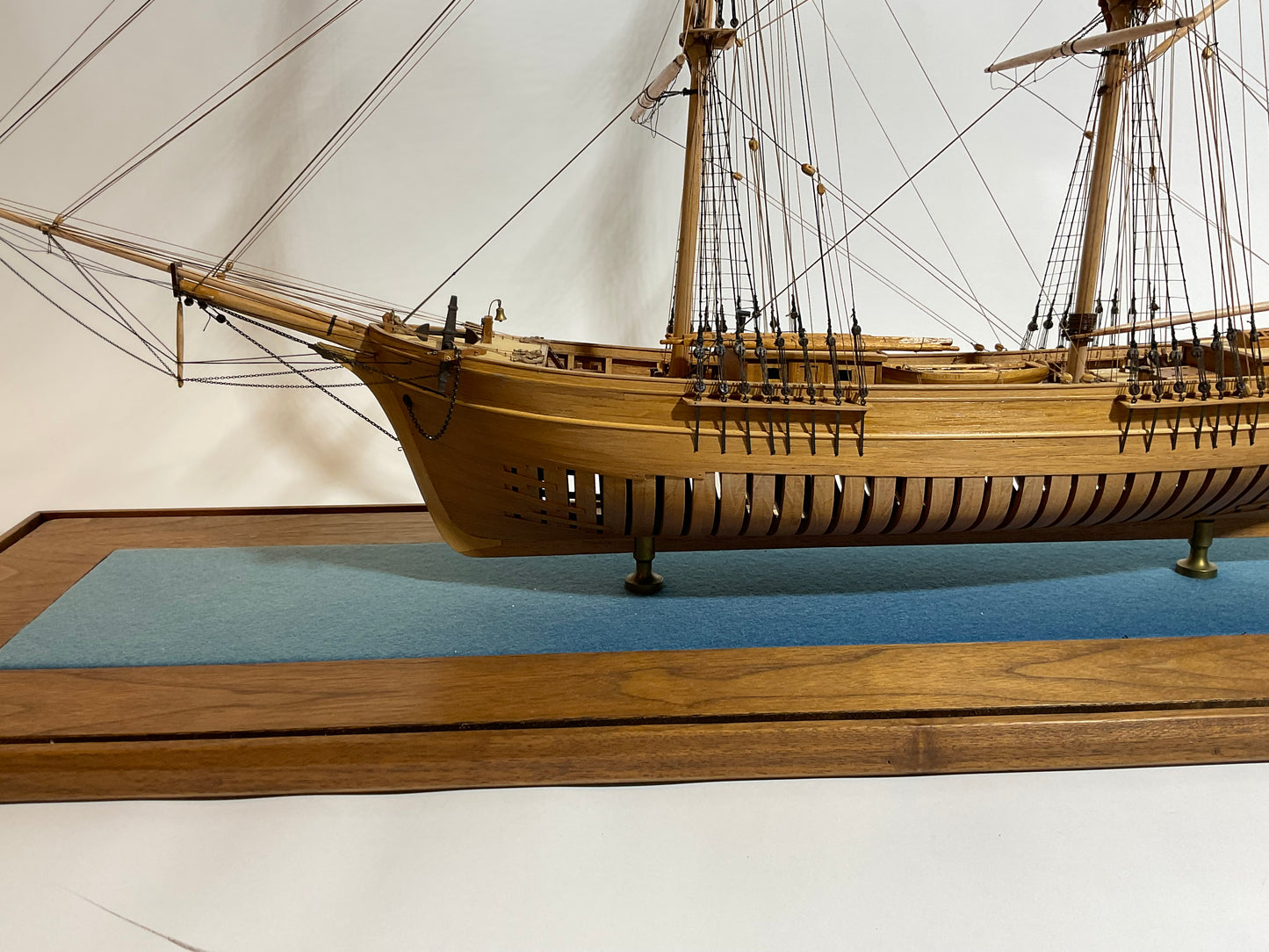 Ship model of Brig Pilgrim by Hitchcock