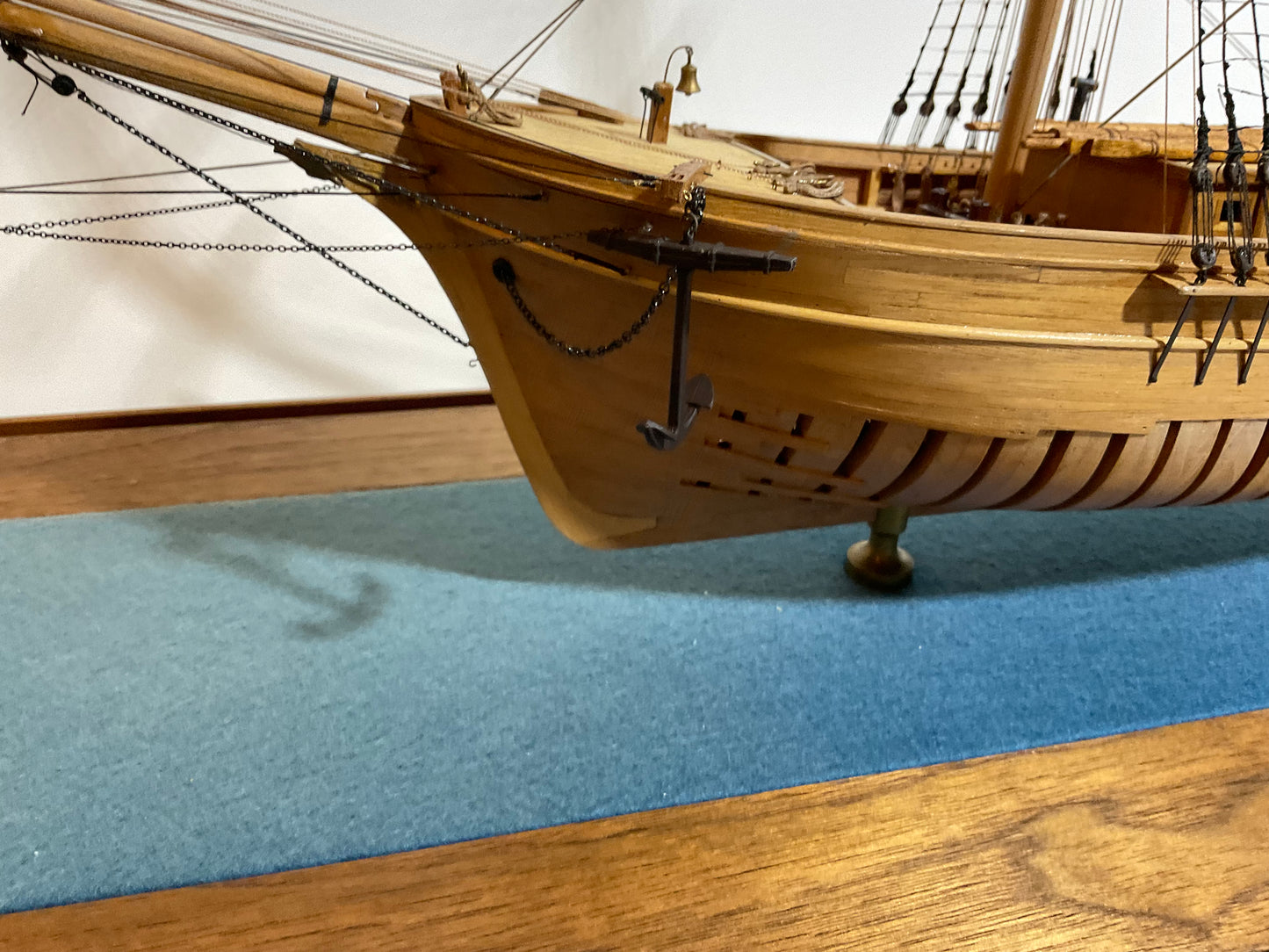 Ship model of Brig Pilgrim by Hitchcock