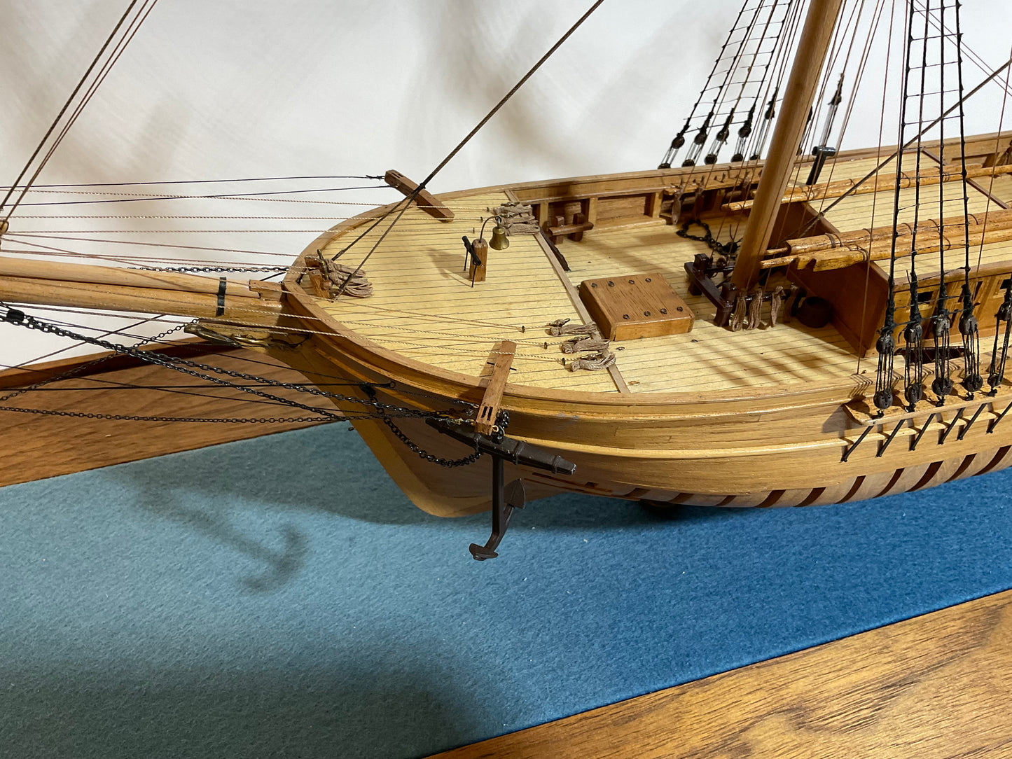 Ship model of Brig Pilgrim by Hitchcock