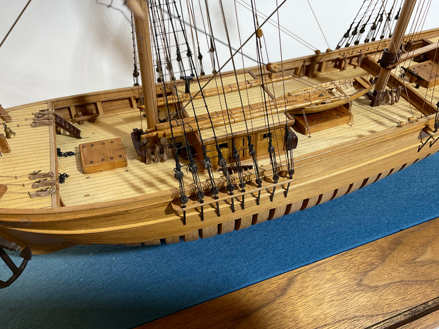 Ship model of Brig Pilgrim by Hitchcock