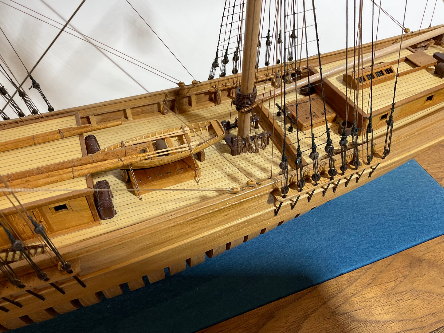 Ship model of Brig Pilgrim by Hitchcock