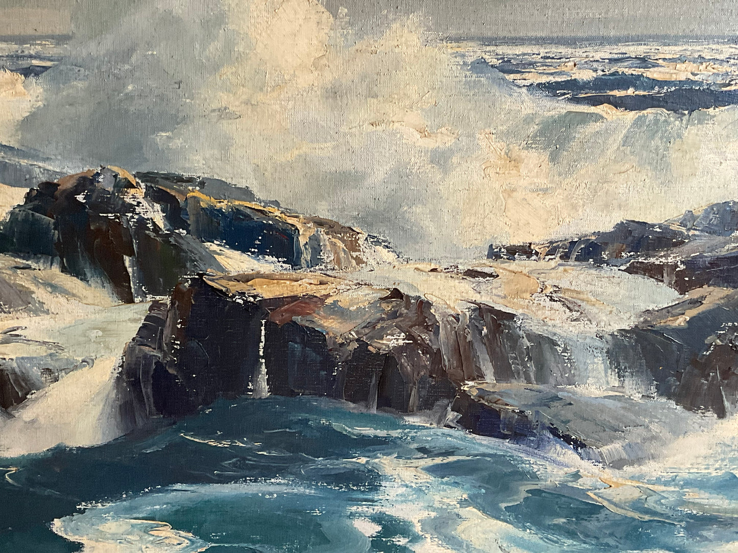 Storm Brewing Oil Painting B. Bradbury