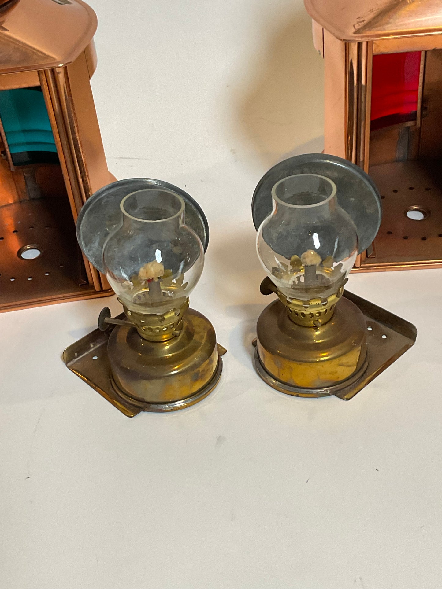 Port and Starboard Boat Lanrterns from Holland