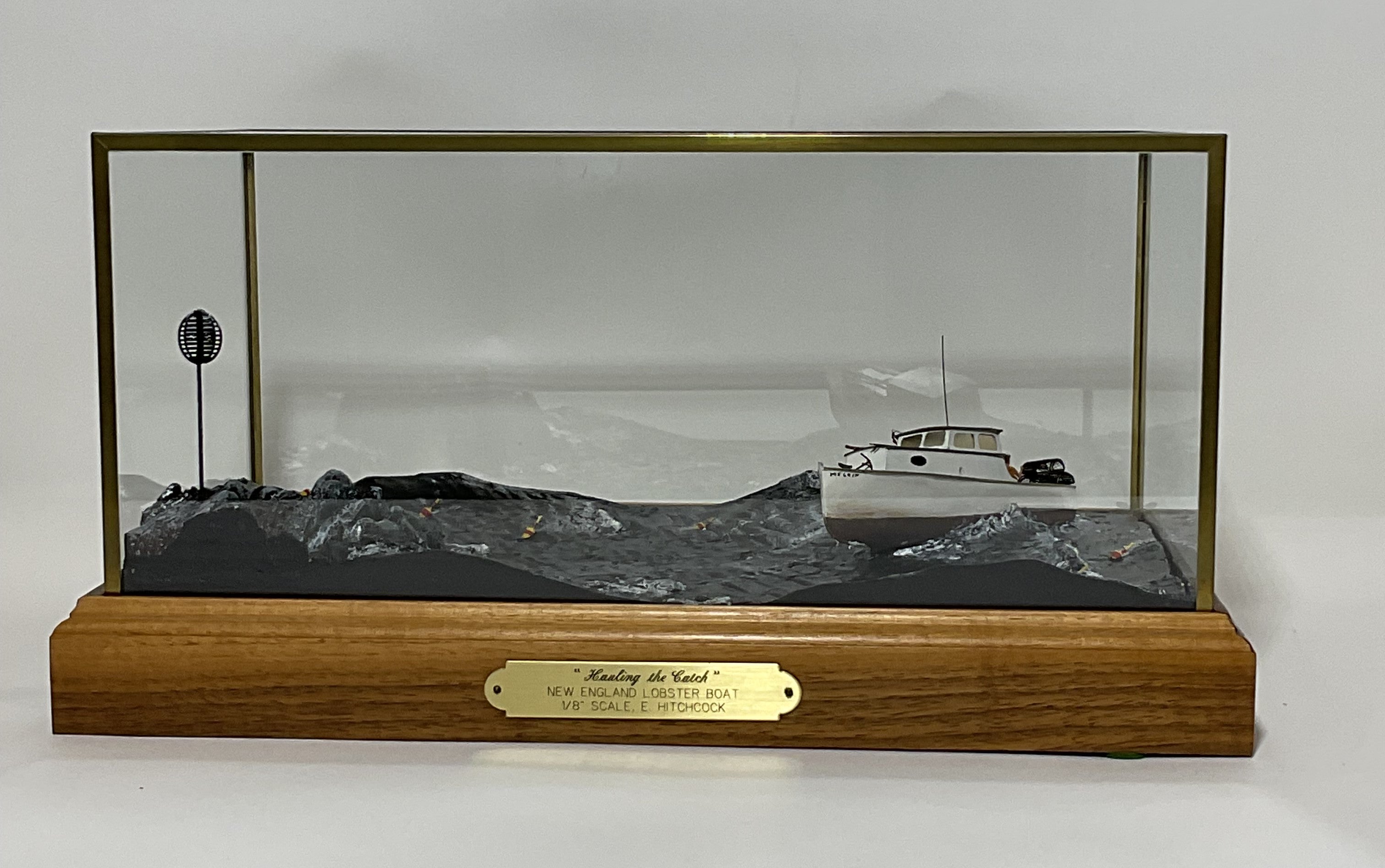 Lobster Boat Diorama Titled Hauling the Catch – Lannan Gallery