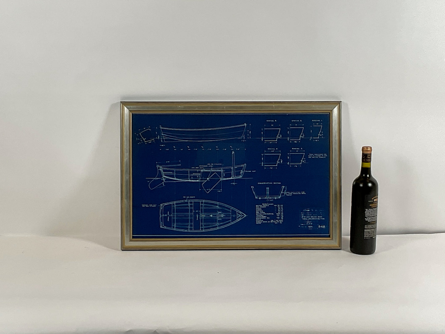 Alden Design No. 548, Sailing Skiff Blueprint