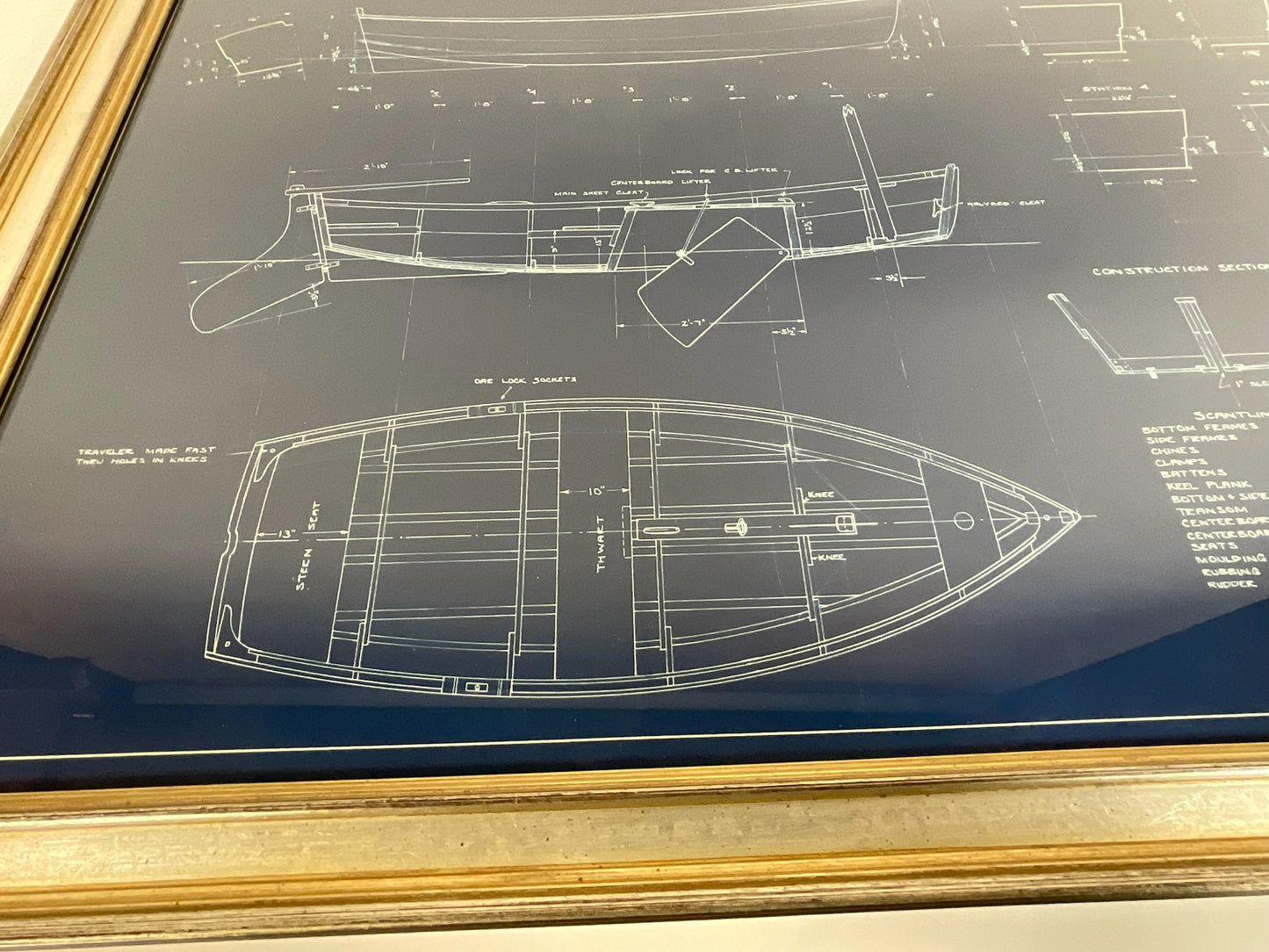 Alden Design No. 548, Sailing Skiff Blueprint