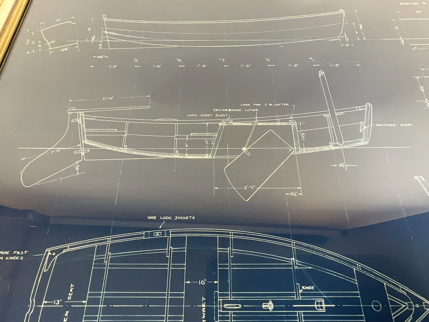 Alden Design No. 548, Sailing Skiff Blueprint