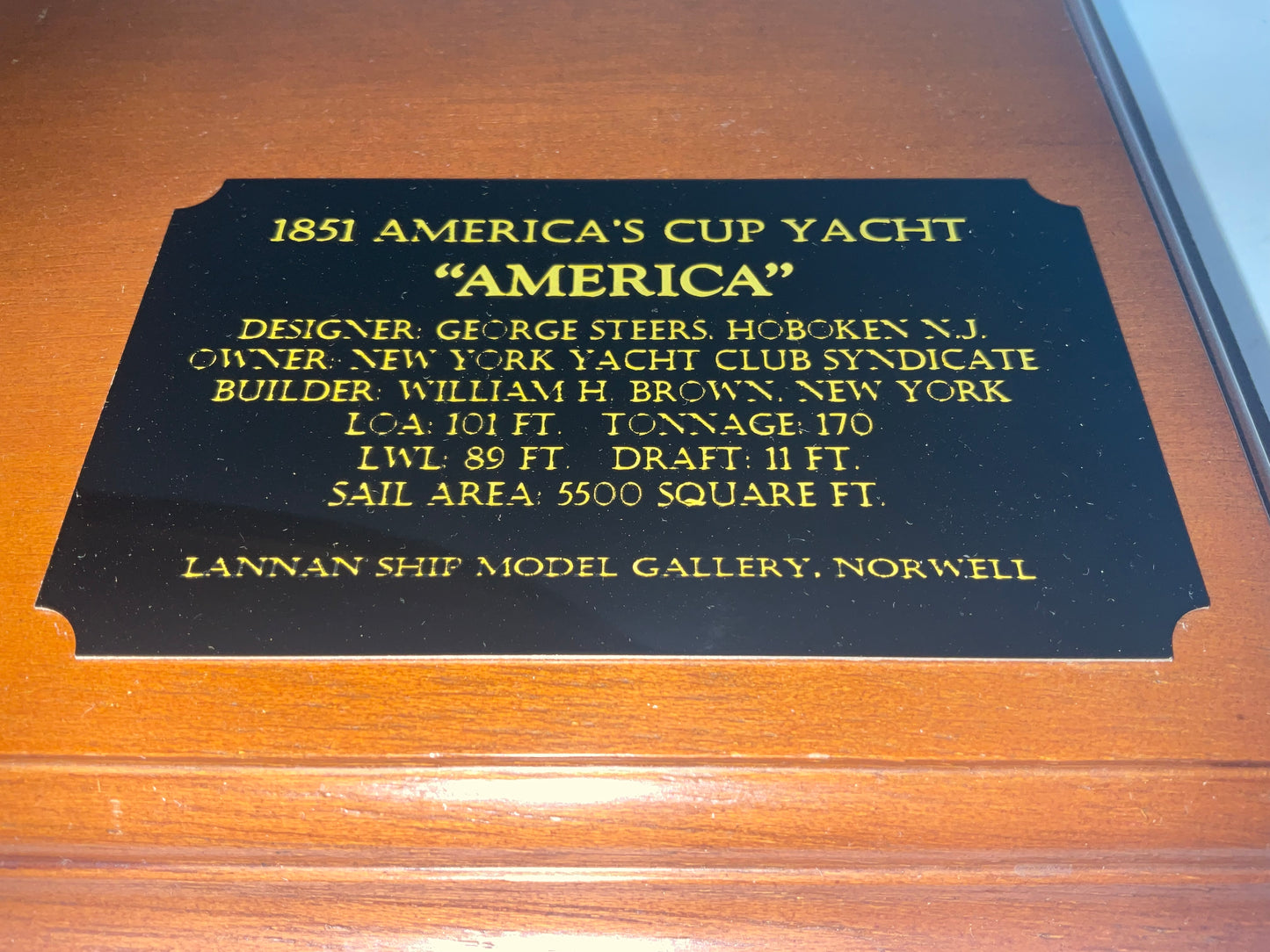 Fine Model of the Schooner Yacht America