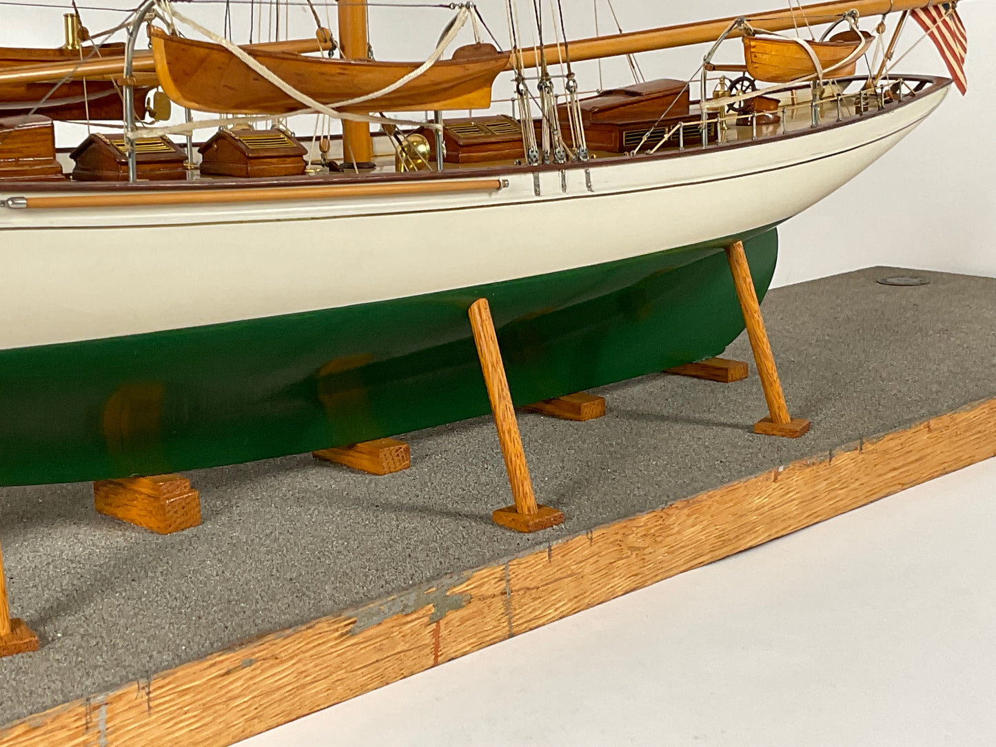 Builder's Model of the Yacht Rosemary by H.E. Boucher MFG. Co.