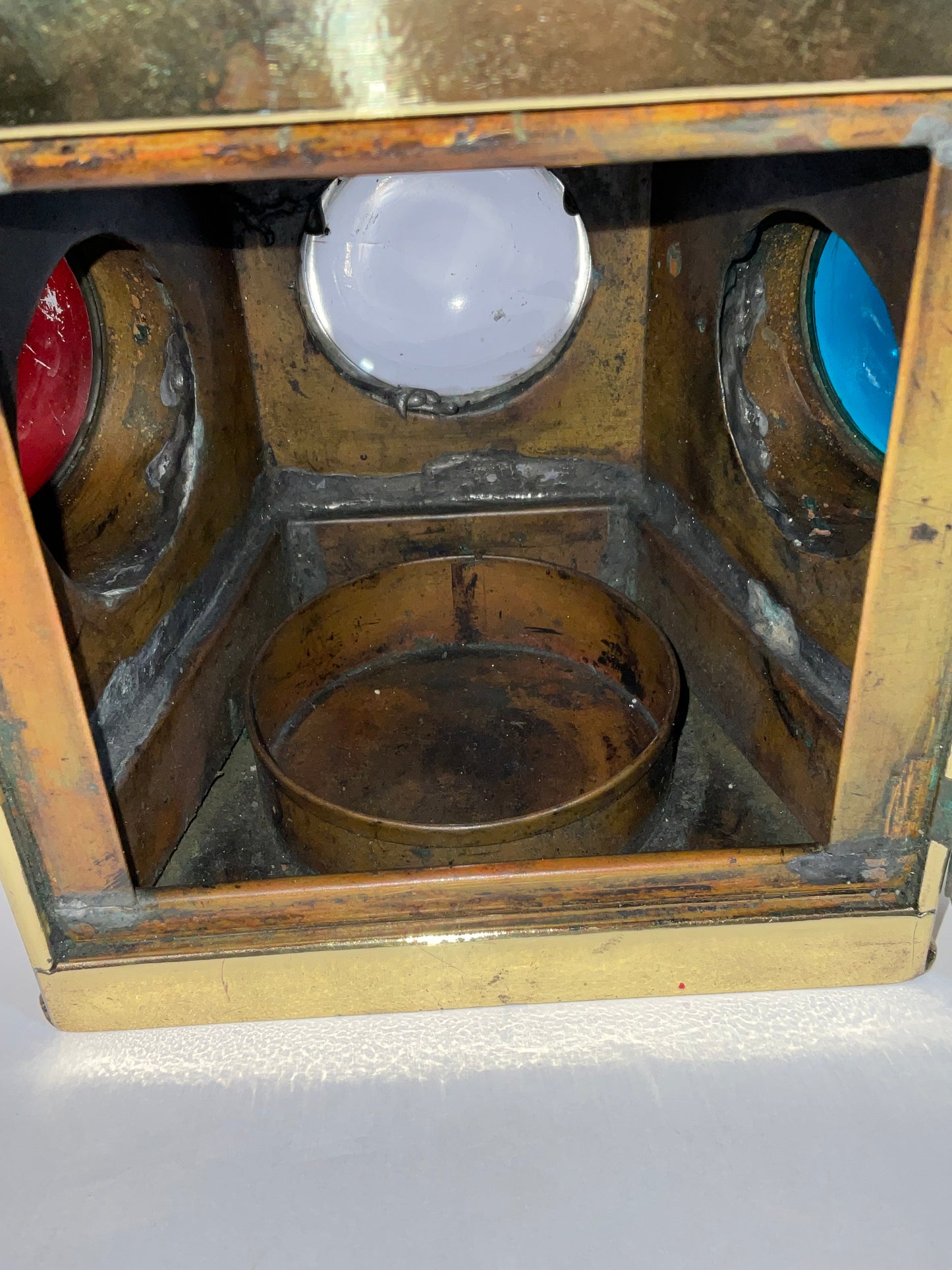 Early Twentieth Century Three Way Combination with Bullesye Lenses